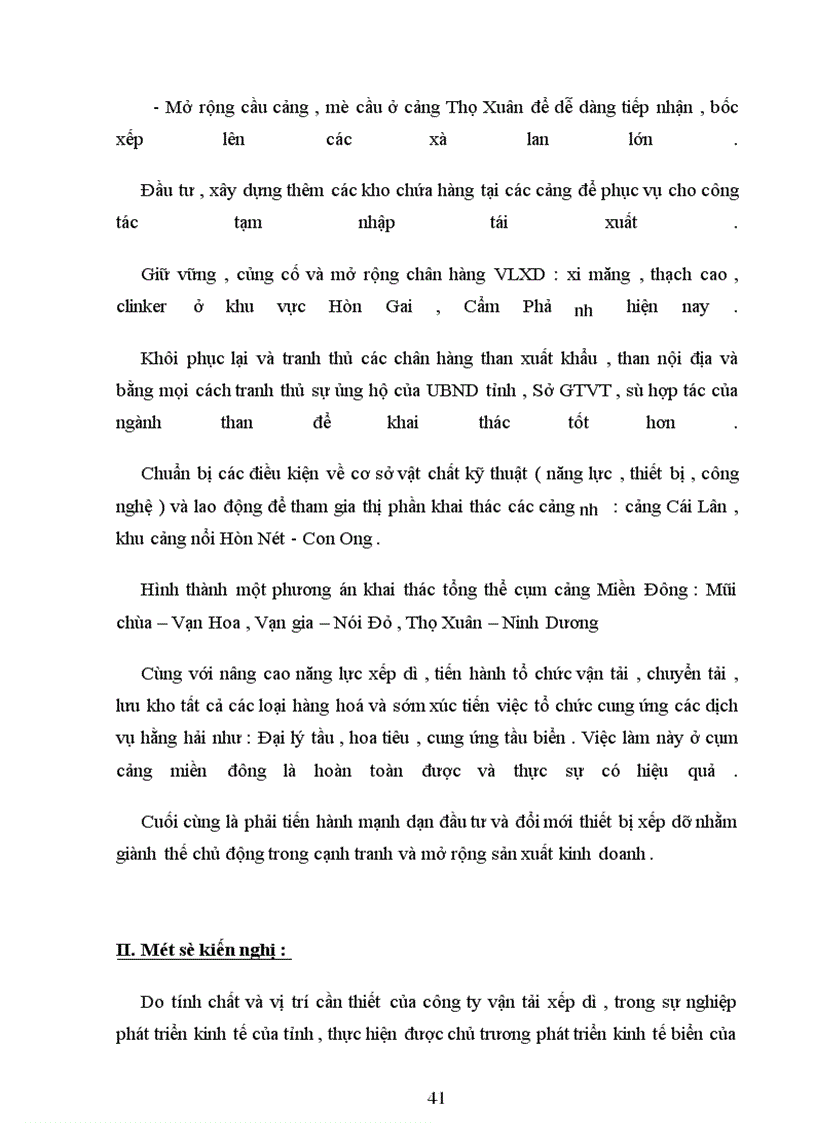 image for page Giải pháp nâng cao hiệu quả sản xuất kinh doanh ở công ty vận tải xếp dỡ Quảng Ninh để viết luận văn tốt nghiệp