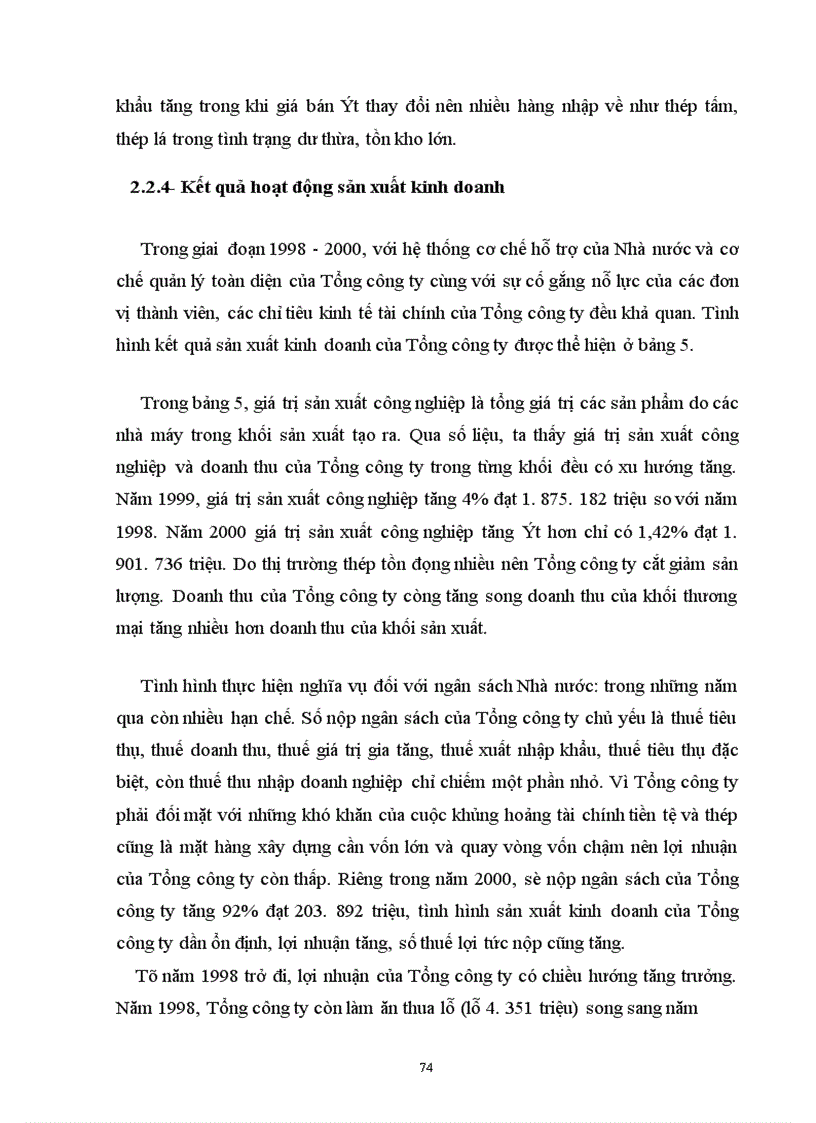 image for page Một số giải pháp nhằm nâng cao lợi nhuận của Tổng công ty Thép Việt Nam