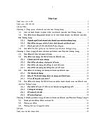 Hoạch toán tại Khách sạn Nhà hát Thăng Long
