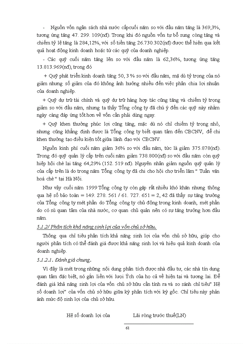 image for page Hoạt động phân tích tài chính ở Tổng công ty Chè Việt Nam