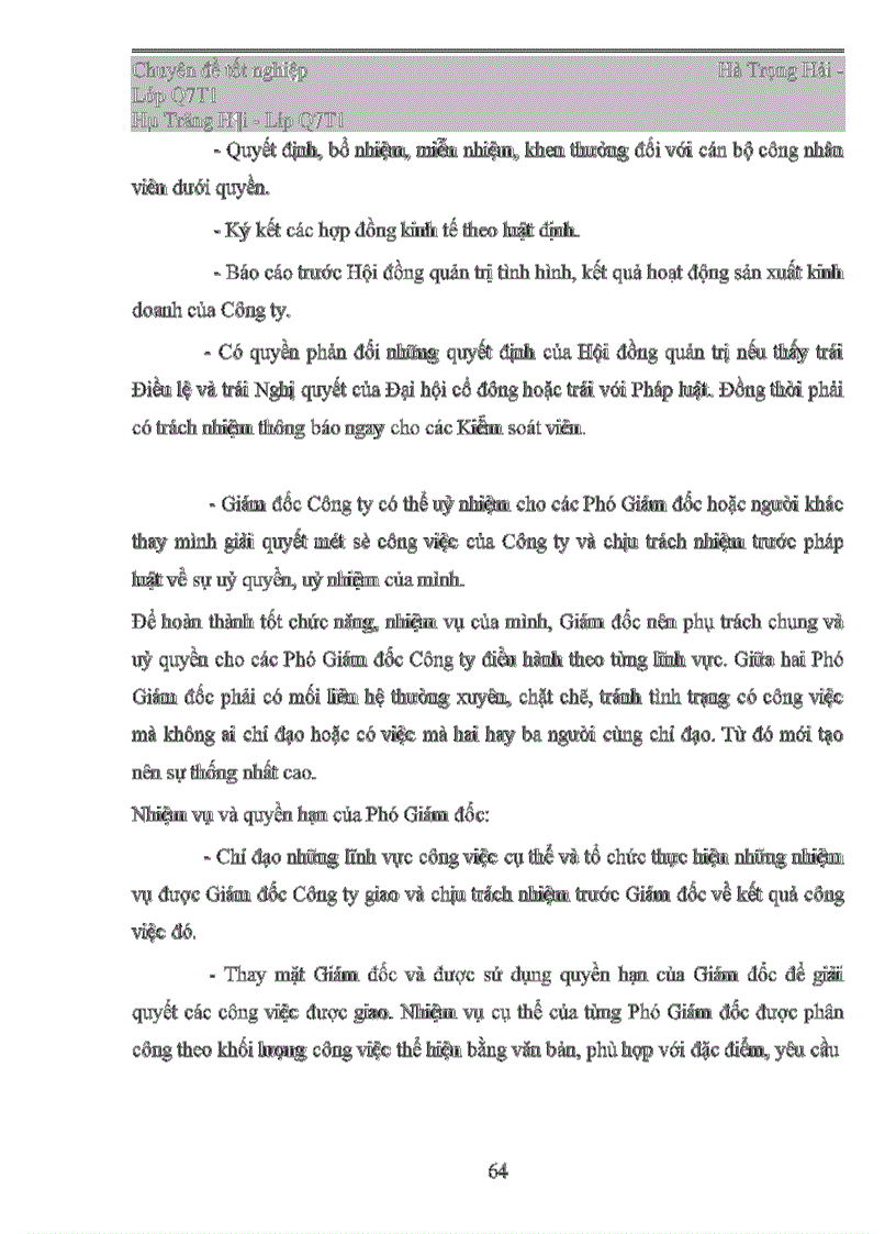 image for page Phân tích thực trạng cơ cấu tổ chức bộ máy quản lý của Công ty Cổ phần dệt 10-10