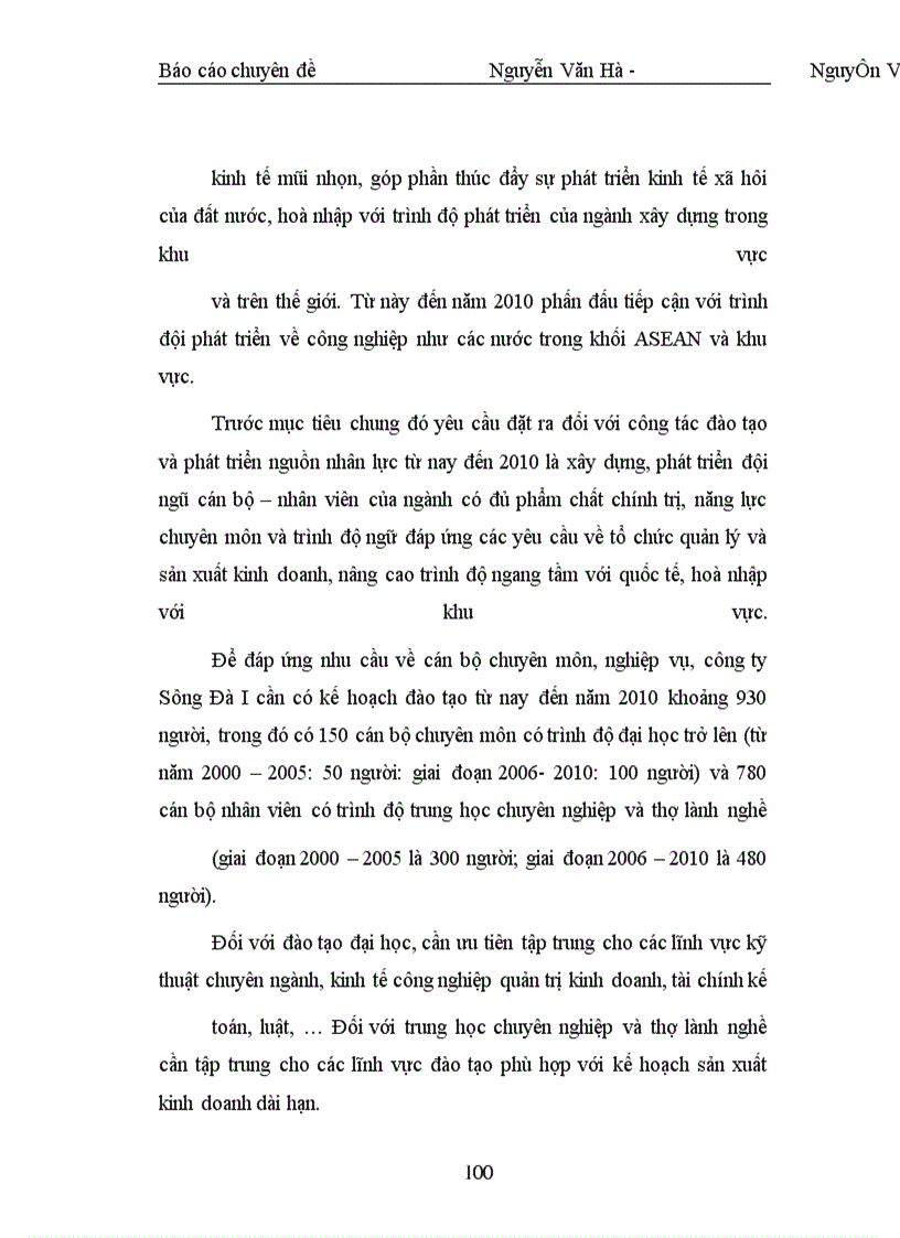 image for page Đưa ra phương hướng nhằm nâng cao hiệu quả công tácđào tạo và phát triển nguồn nhân lực tại Công ty Sông Đà I, tạo cho công ty có một đội ngũ cán bộ công nhân viên chức có trình độ chuyên môn vững vàng