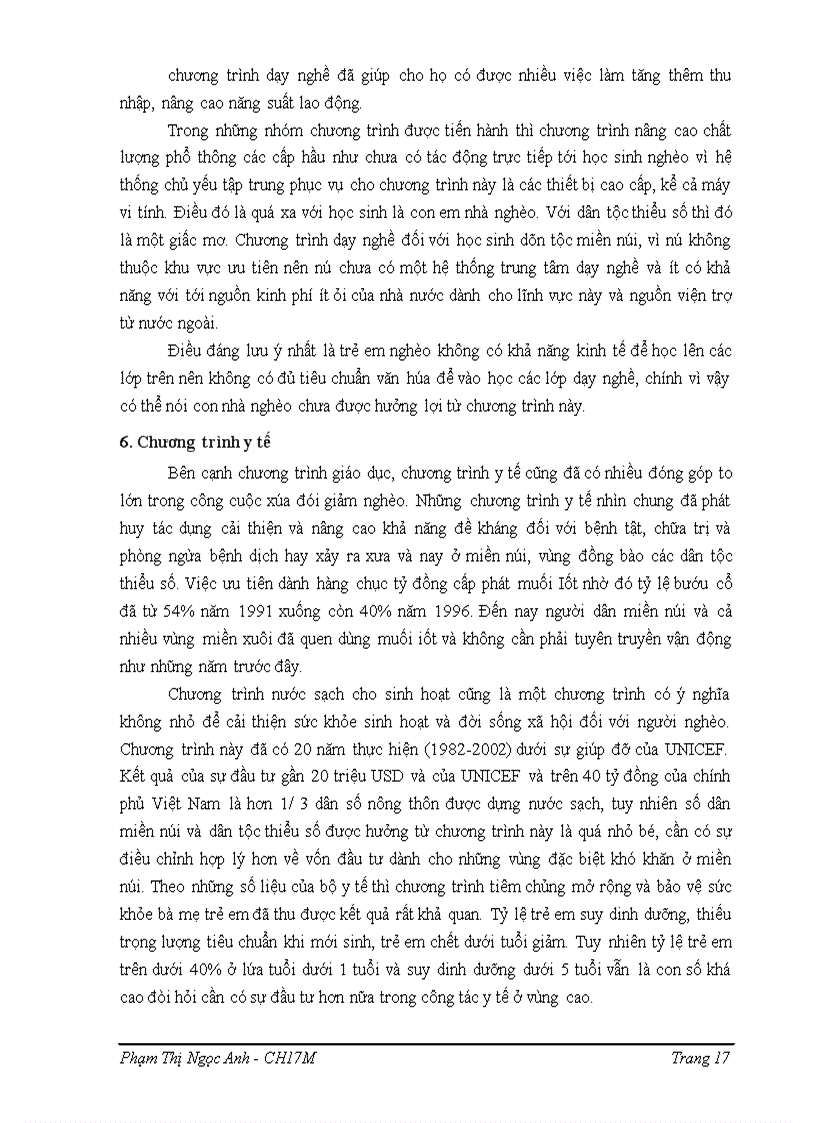 image for page Xóa đói giảm nghèo cho đồng bào dân tộc miền núi, thực trạng và giải pháp