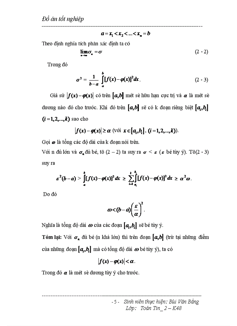 image for page Bài toán dùng phương pháp xấp xỉ trung bình phương hay còn gọi là phương pháp bình phương tối thiểu để xấp xỉ hàm trong thực nghiệm