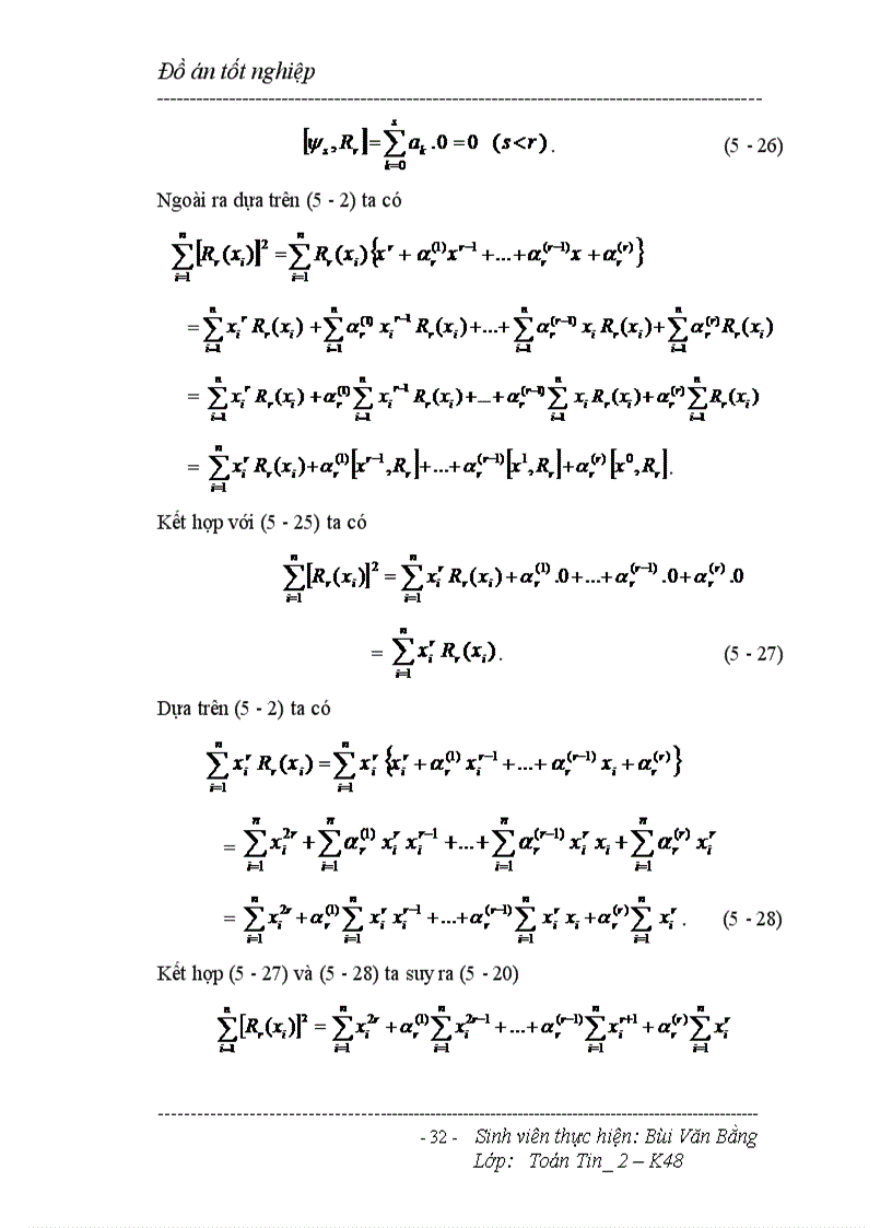 image for page Bài toán dùng phương pháp xấp xỉ trung bình phương hay còn gọi là phương pháp bình phương tối thiểu để xấp xỉ hàm trong thực nghiệm