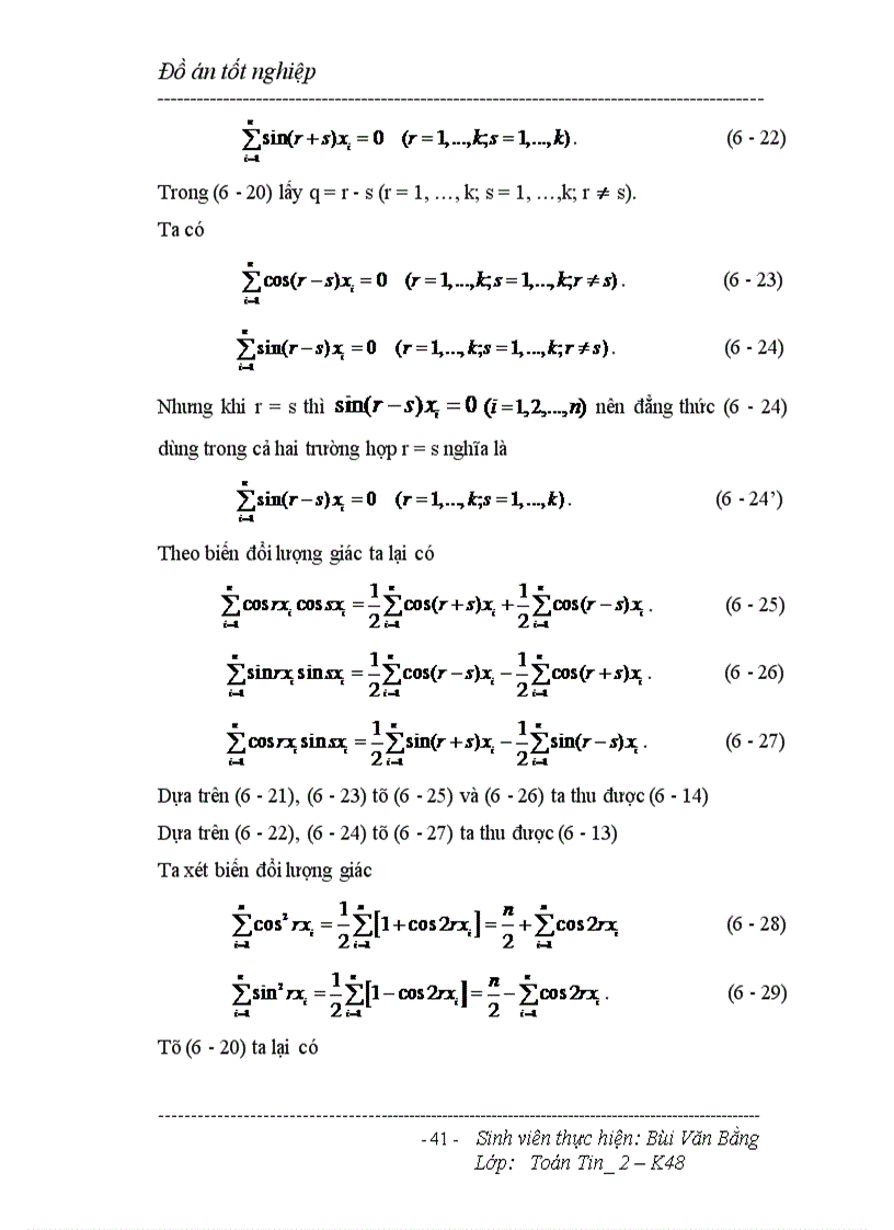 image for page Bài toán dùng phương pháp xấp xỉ trung bình phương hay còn gọi là phương pháp bình phương tối thiểu để xấp xỉ hàm trong thực nghiệm