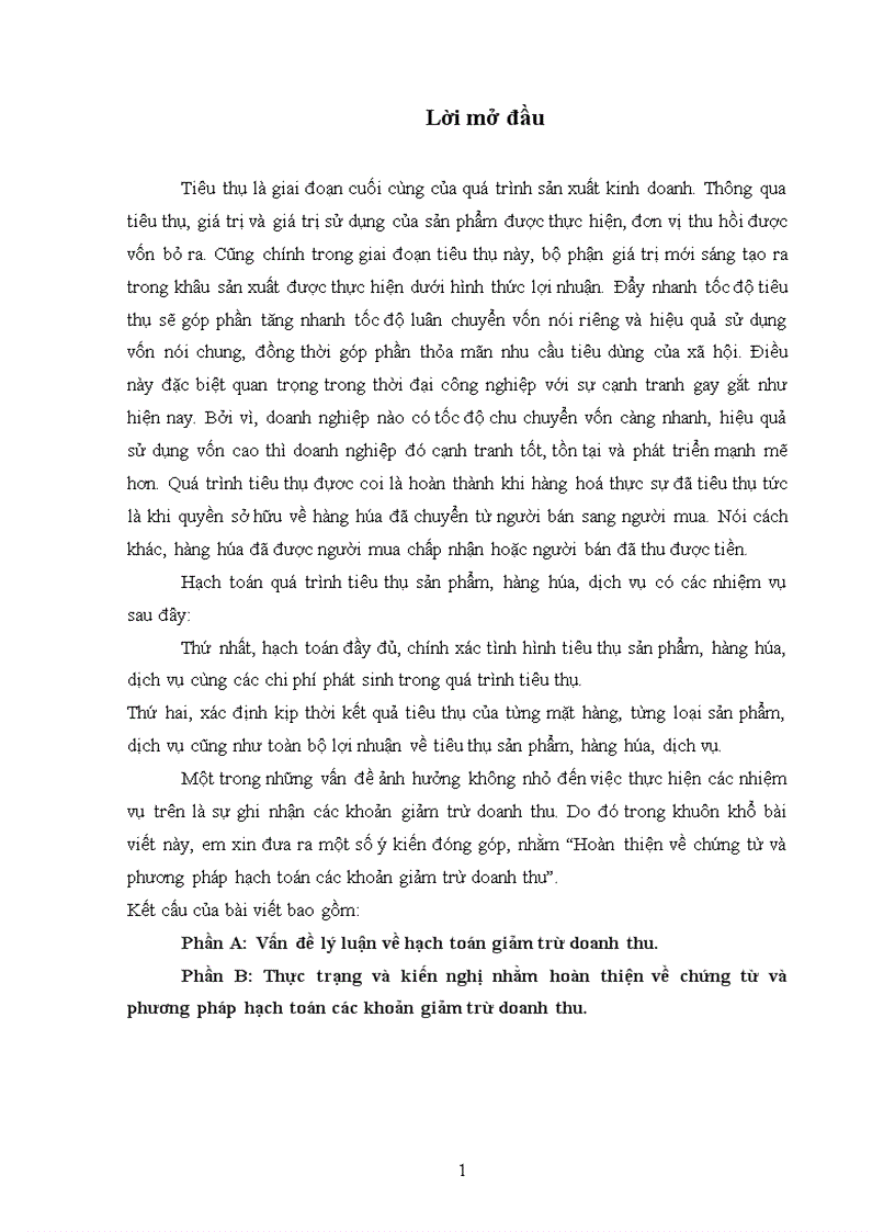 image for page Thực trạng và kiến nghị nhằm hoàn thiện về chứng từ và phương pháp hạch toán các khoản giảm trừ doanh thu.