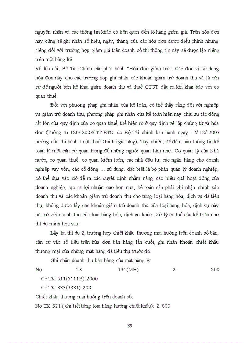 image for page Thực trạng và kiến nghị nhằm hoàn thiện về chứng từ và phương pháp hạch toán các khoản giảm trừ doanh thu.