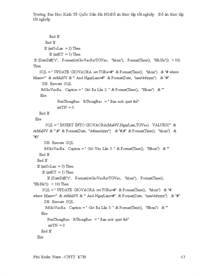image for page Hệ Thống Chấm Công Sử Dụng Công Nghệ Thẻ sử dụng ngôn ngữ lập trình Visual Basic 6