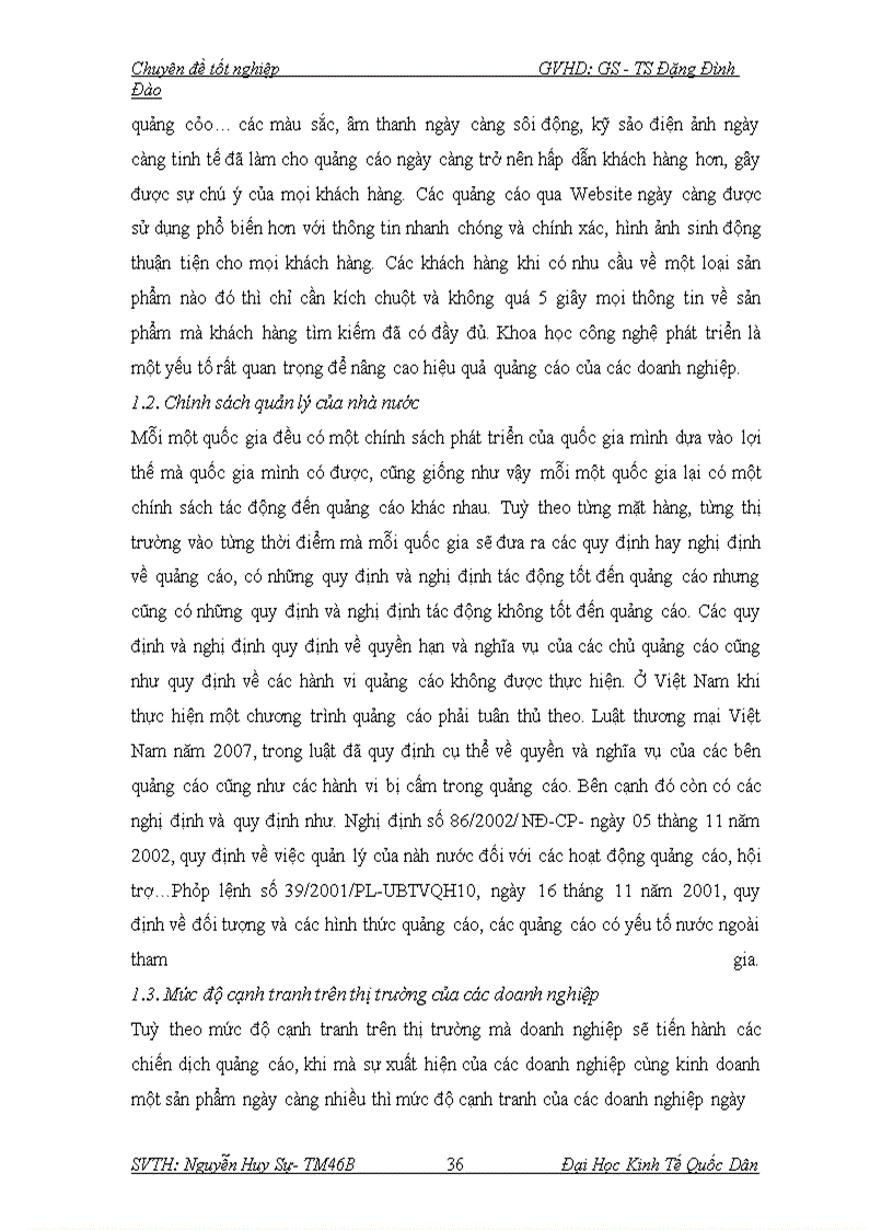 image for page Hiệu quả hoạt động quảng cáo của các doanh nghiệp