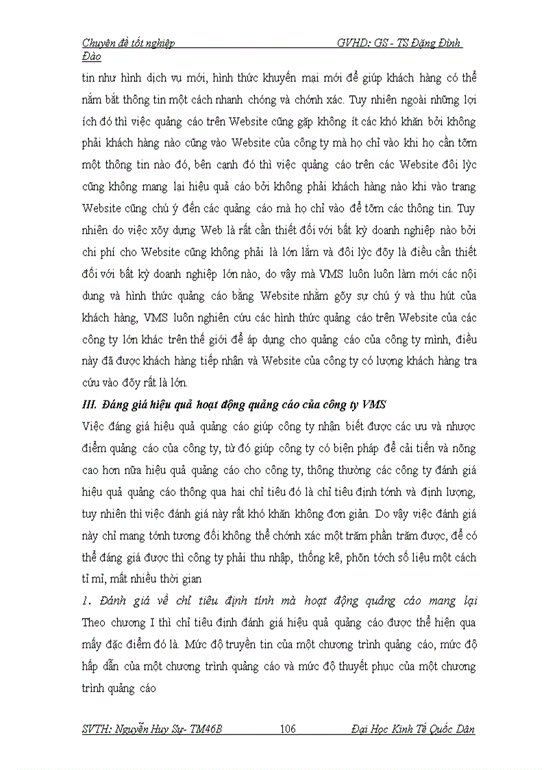 image for page Hiệu quả hoạt động quảng cáo của các doanh nghiệp