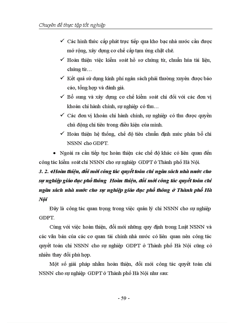 image for page Giải pháp hoàn thiện và đổi mới công tác quản lý chi NSNN cho sự nghiệp GDPT ở Thành phố Hà Nội