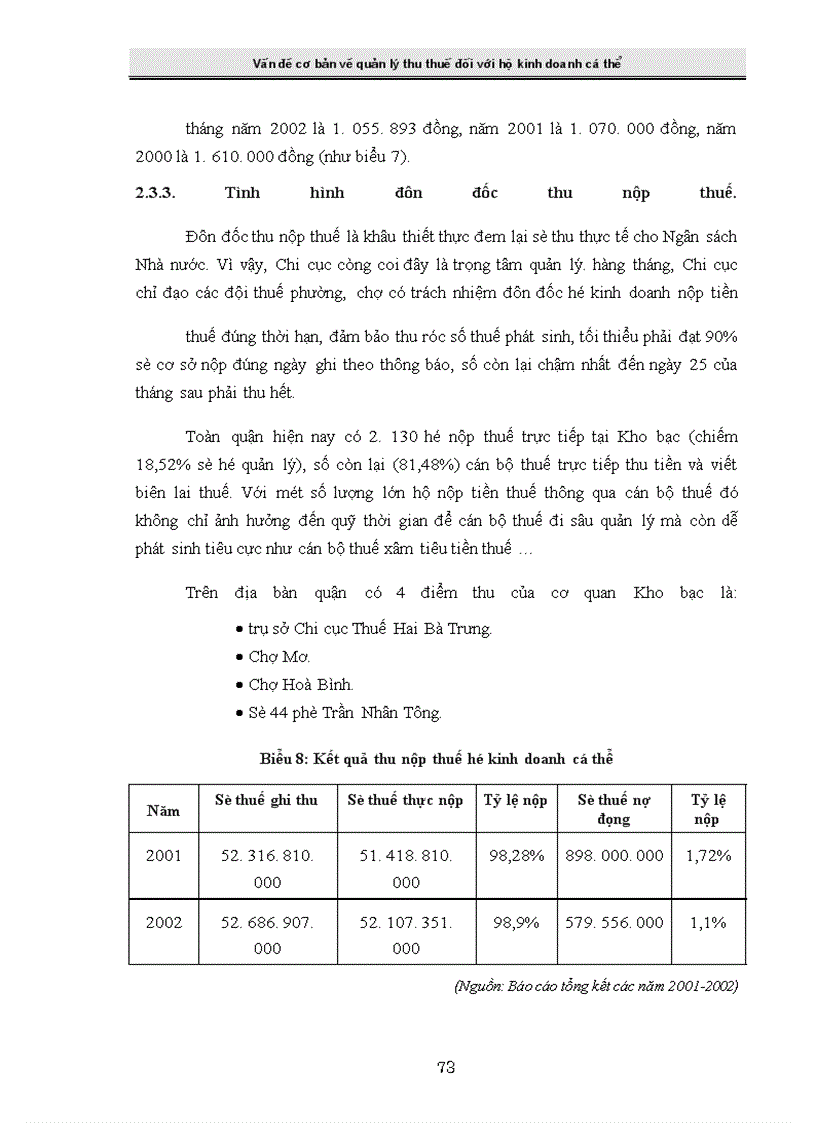 image for page Giải pháp tăng cường công tác quản lý thu thuế đối với hộ kinh doanh cá thể tại Chi cục Thuế Hai Bà Trưng
