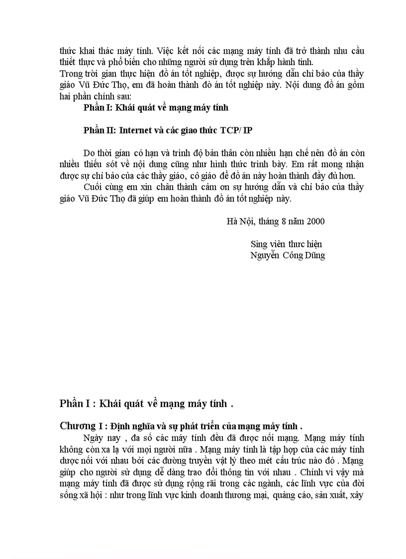 image for page Khái quát về mạng máy tính