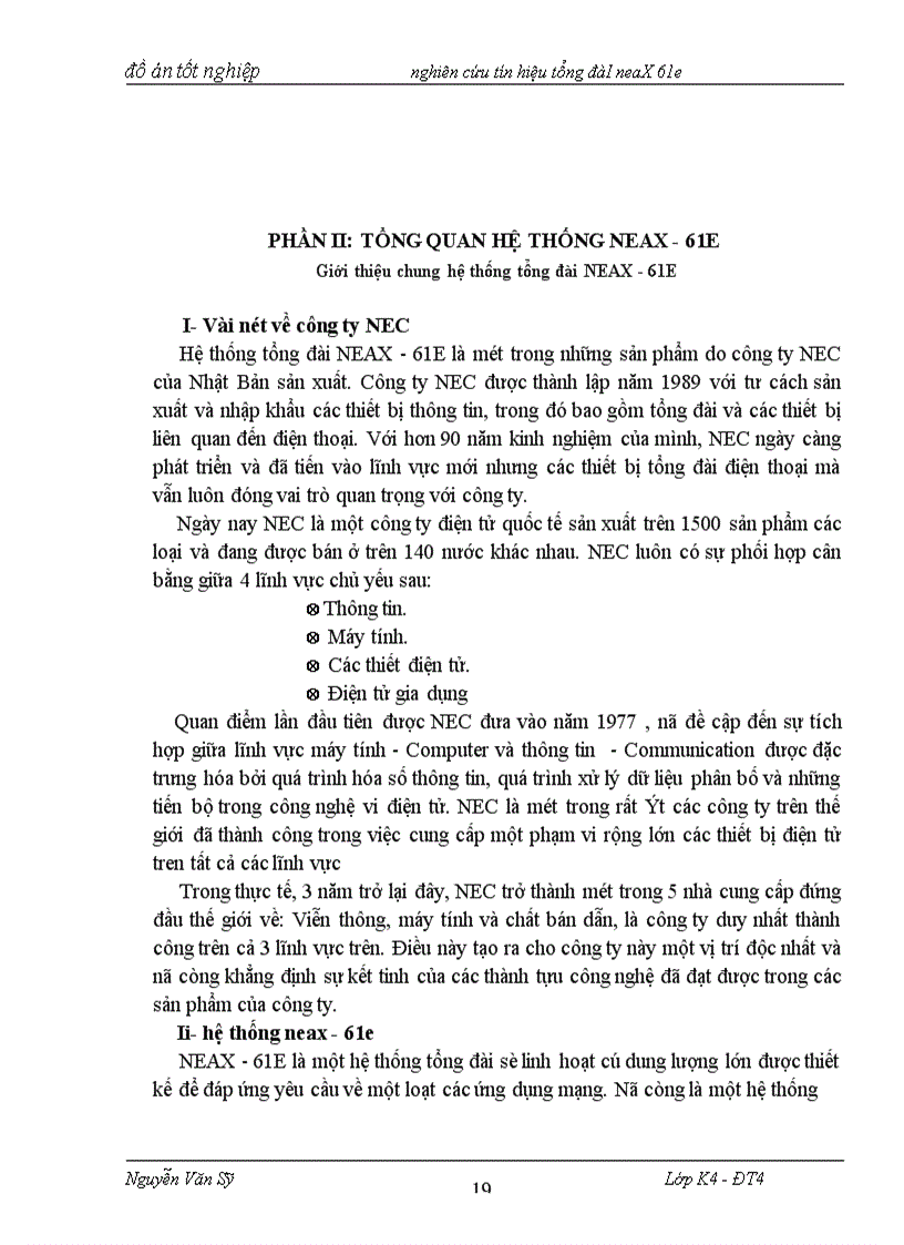 image for page Nghiên cứu hệ thống tổng đài NEAX-61E