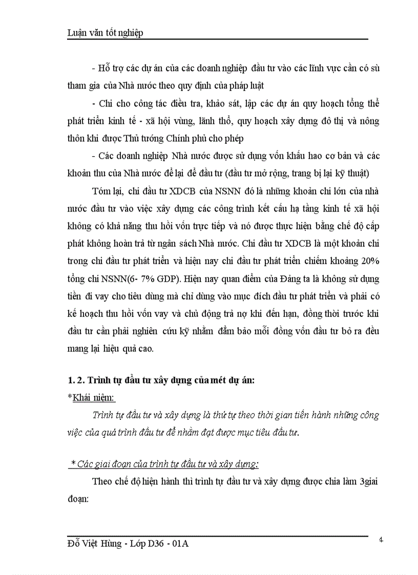 image for page Báo cáo thực tập tại Vụ Đầu tư