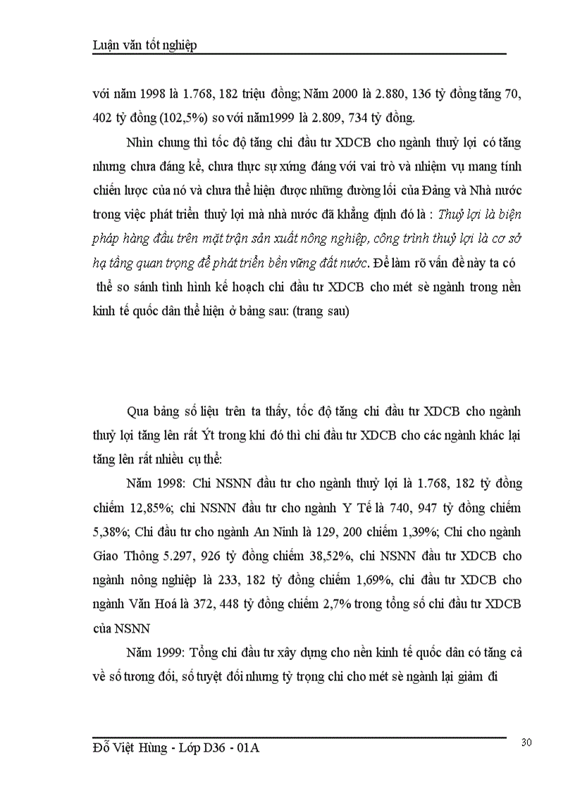 image for page Báo cáo thực tập tại Vụ Đầu tư