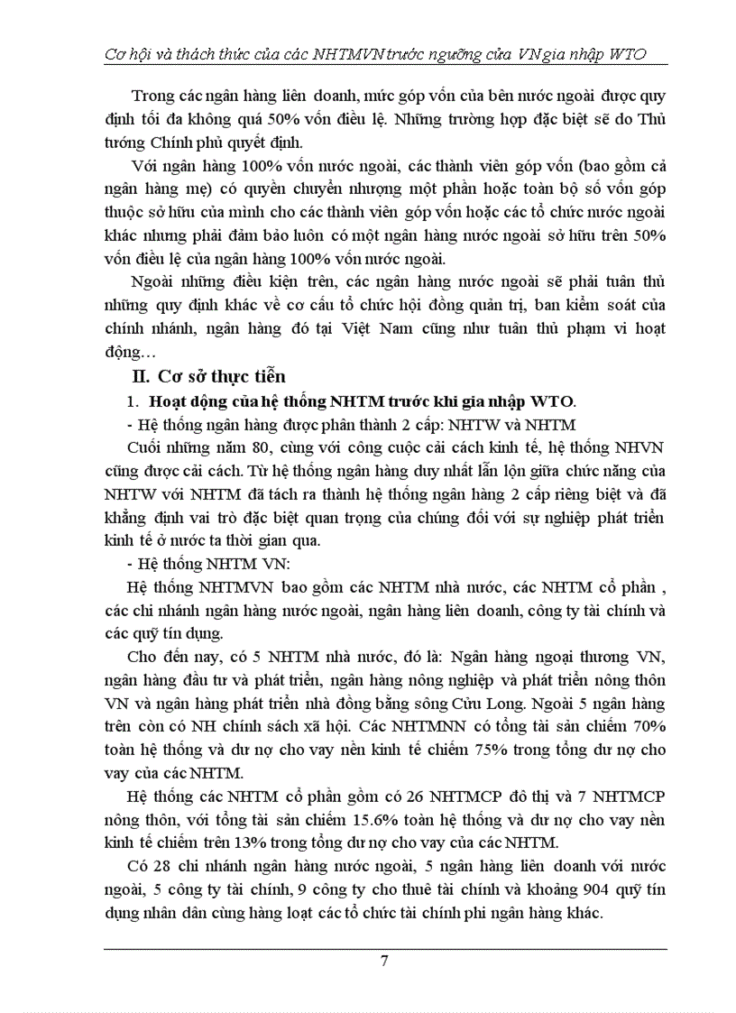 image for page Cơ hội và thách thức của các NHTMVN trước ngưỡng cửa VN gia nhập WTO