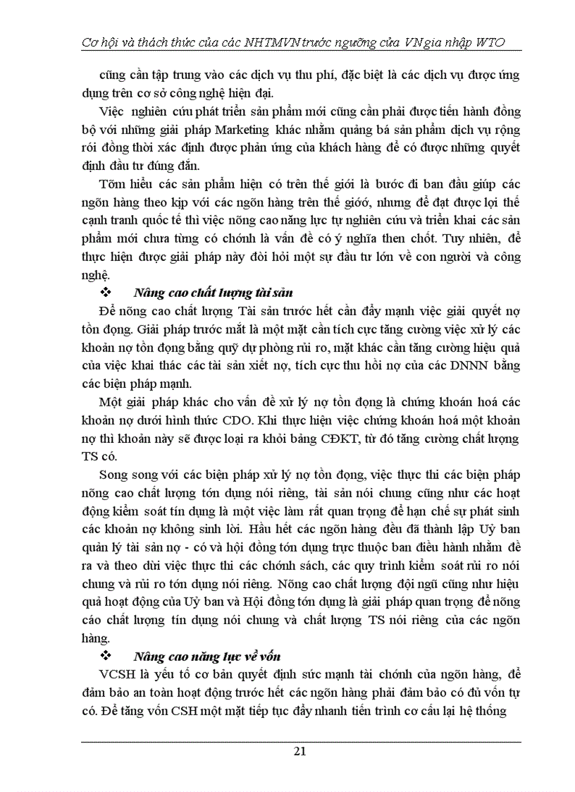 image for page Cơ hội và thách thức của các NHTMVN trước ngưỡng cửa VN gia nhập WTO