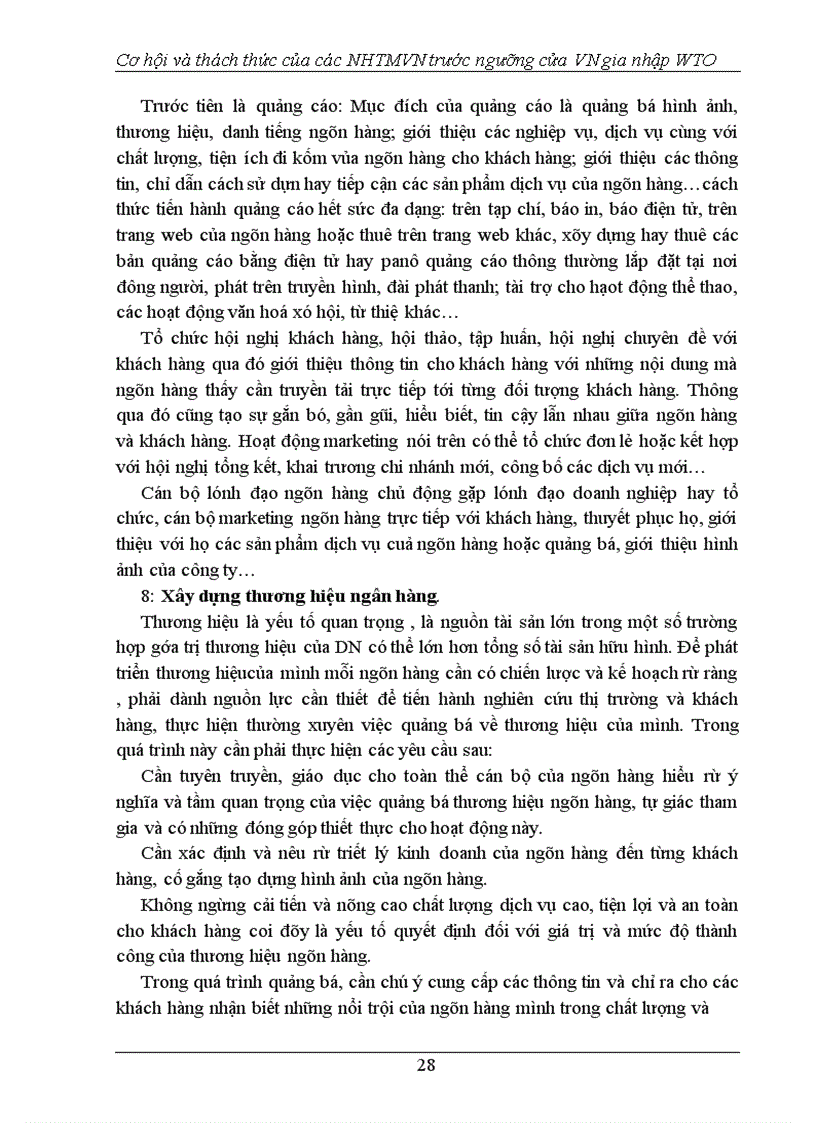 image for page Cơ hội và thách thức của các NHTMVN trước ngưỡng cửa VN gia nhập WTO