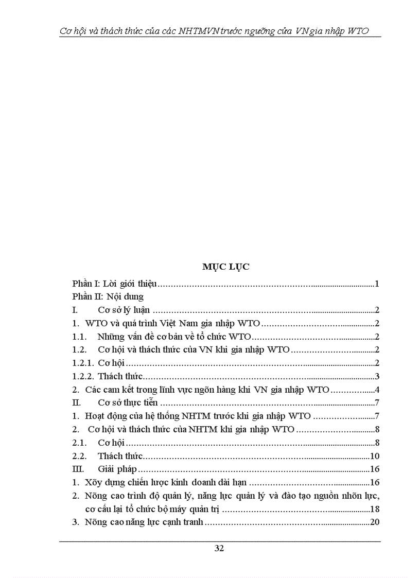 image for page Cơ hội và thách thức của các NHTMVN trước ngưỡng cửa VN gia nhập WTO