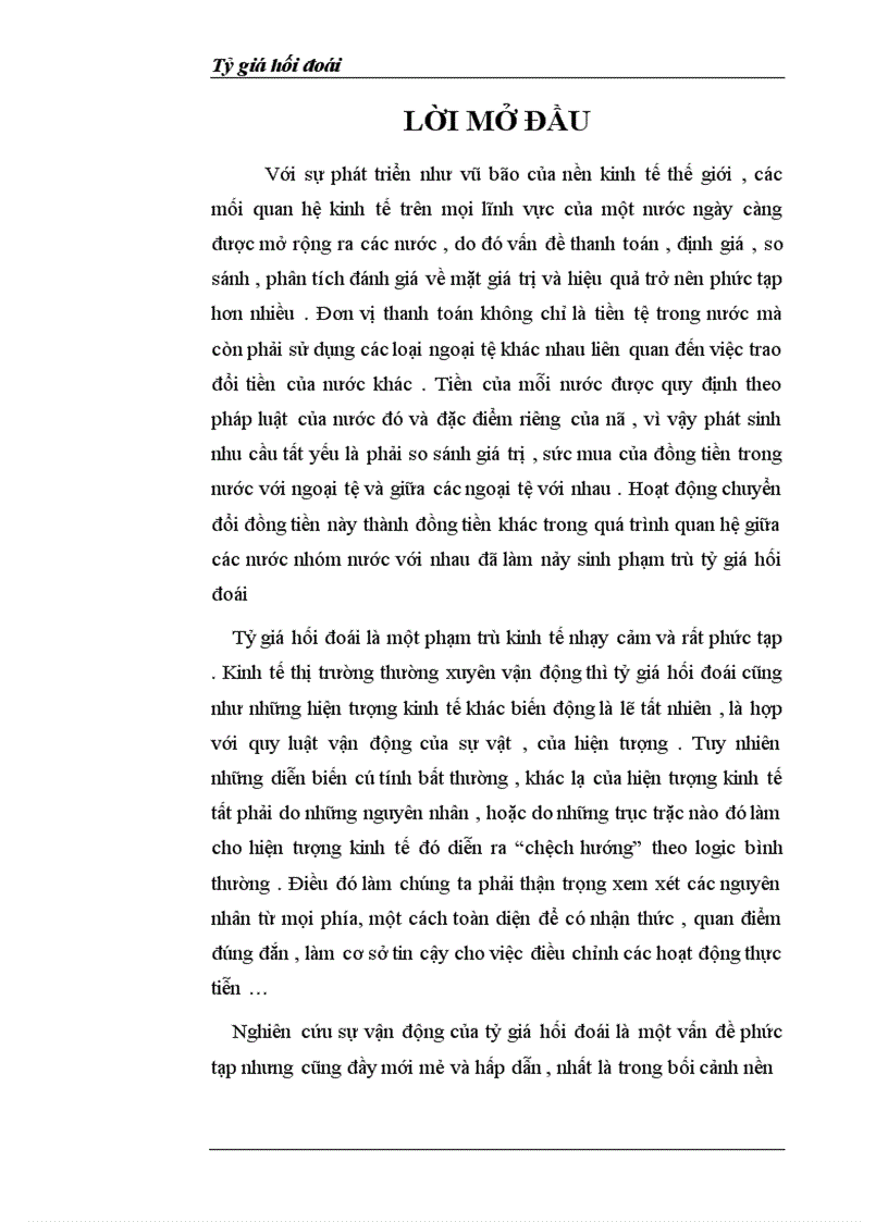 image for page Tỷ giá hối đoái và quản lý tỷ giá hối đoái ở Việt Nam hiện nay