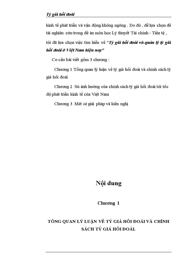 image for page Tỷ giá hối đoái và quản lý tỷ giá hối đoái ở Việt Nam hiện nay