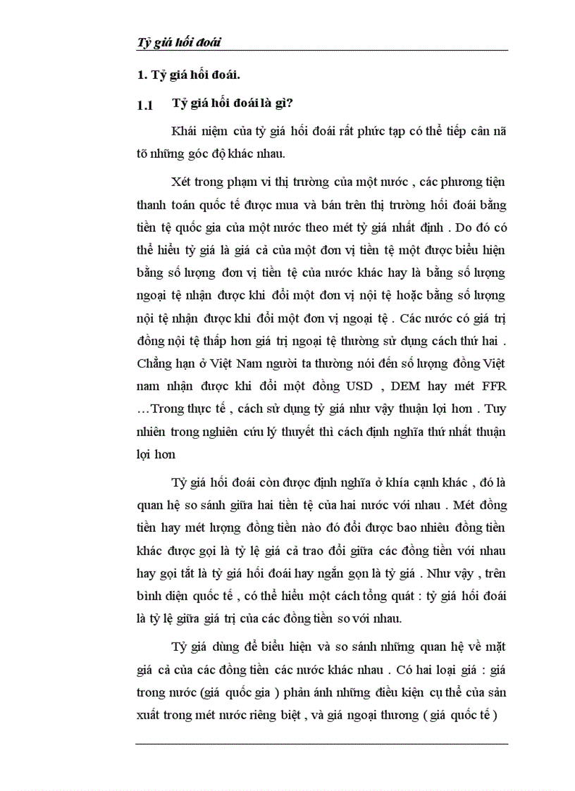 image for page Tỷ giá hối đoái và quản lý tỷ giá hối đoái ở Việt Nam hiện nay