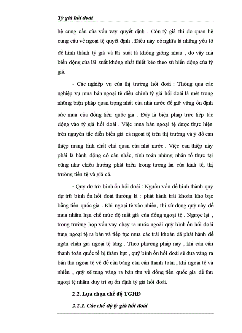 image for page Tỷ giá hối đoái và quản lý tỷ giá hối đoái ở Việt Nam hiện nay