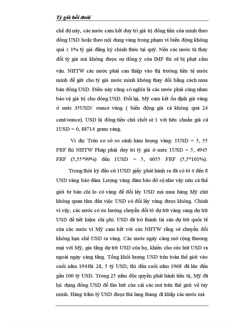 image for page Tỷ giá hối đoái và quản lý tỷ giá hối đoái ở Việt Nam hiện nay