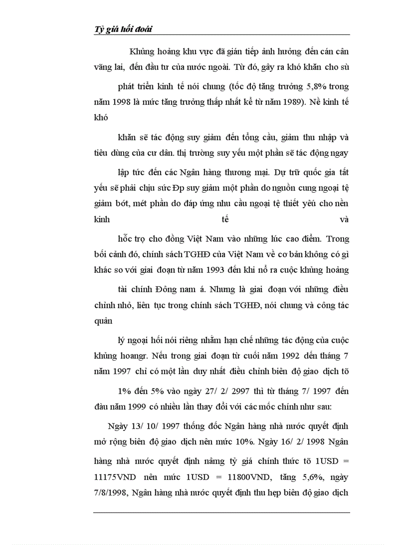 image for page Tỷ giá hối đoái và quản lý tỷ giá hối đoái ở Việt Nam hiện nay