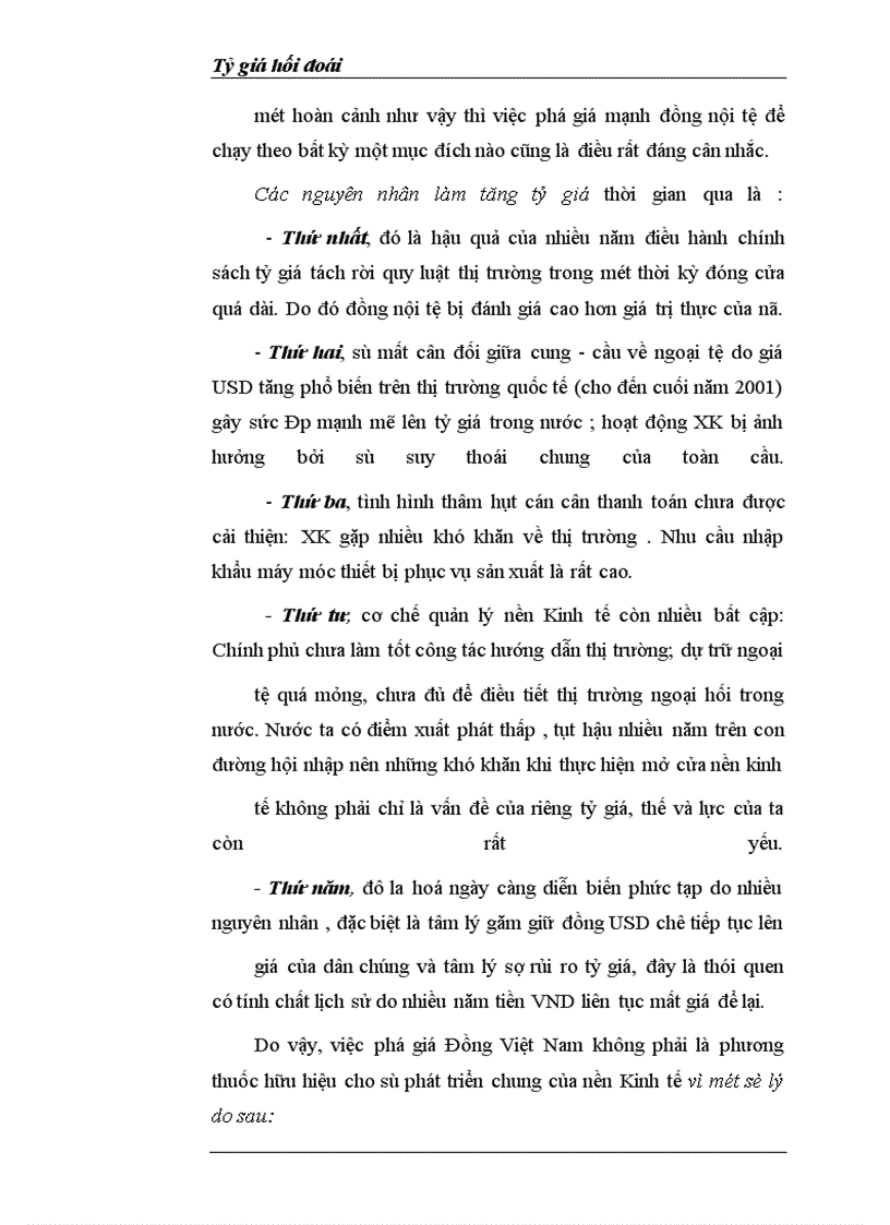 image for page Tỷ giá hối đoái và quản lý tỷ giá hối đoái ở Việt Nam hiện nay