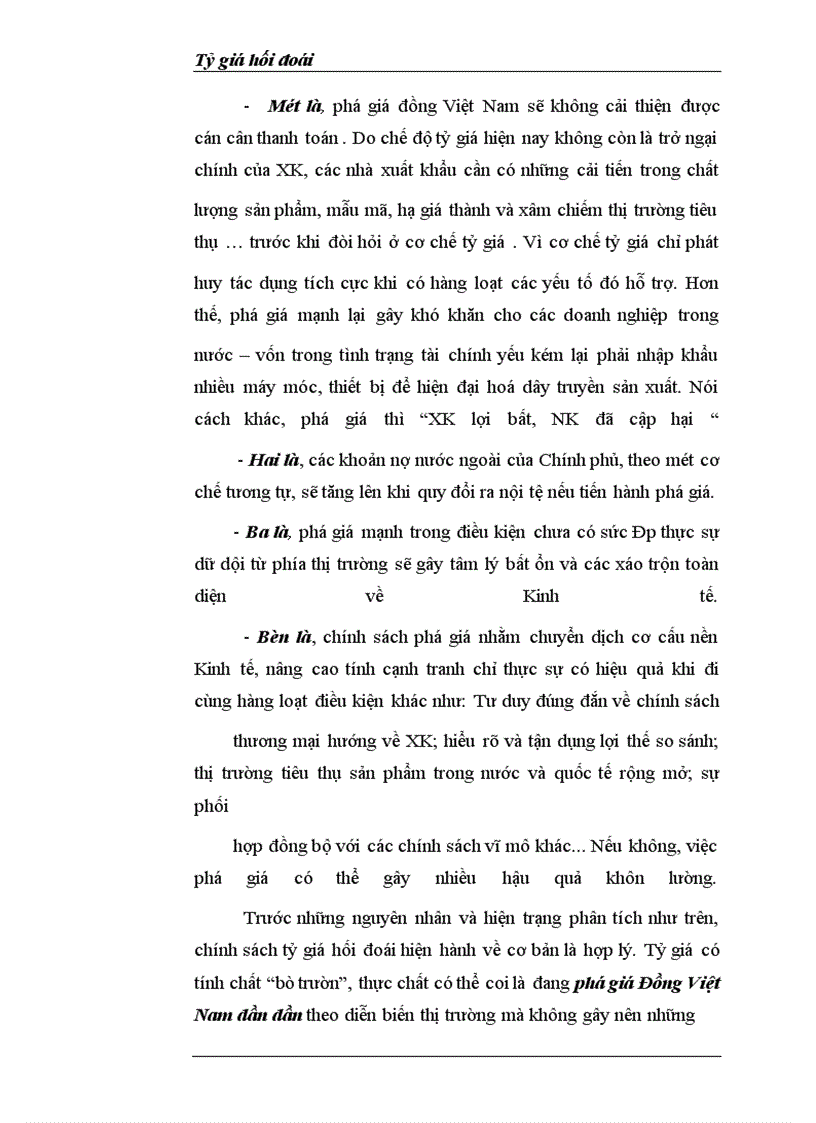 image for page Tỷ giá hối đoái và quản lý tỷ giá hối đoái ở Việt Nam hiện nay