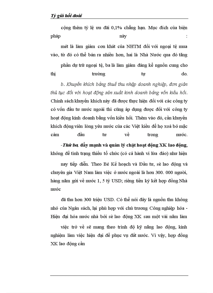 image for page Tỷ giá hối đoái và quản lý tỷ giá hối đoái ở Việt Nam hiện nay