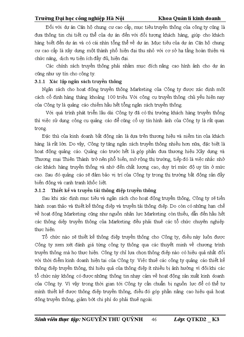 image for page Giải pháp truyền thông marketing cho sản phẩm căn hộ chung cư cao cấp của công ty cổ phần đầu tư Xây dựng và thương mại Thiên Thành