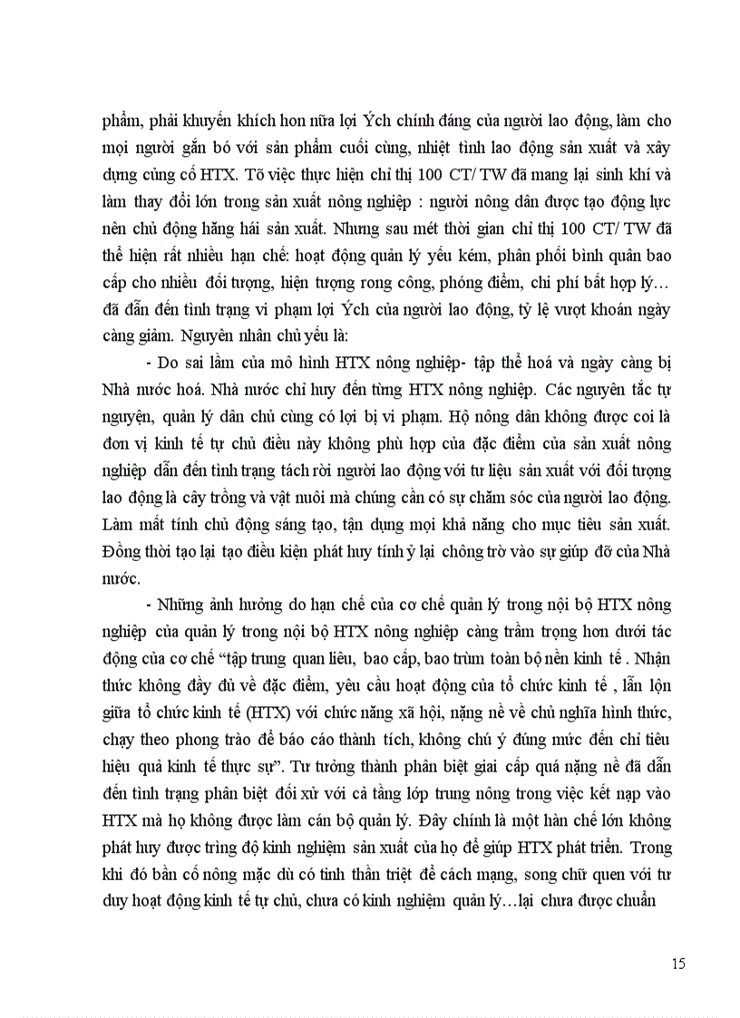 image for page Thực trạng và phương hướng đổi mới kinh tế hợp tác xã trong nông nghiệp