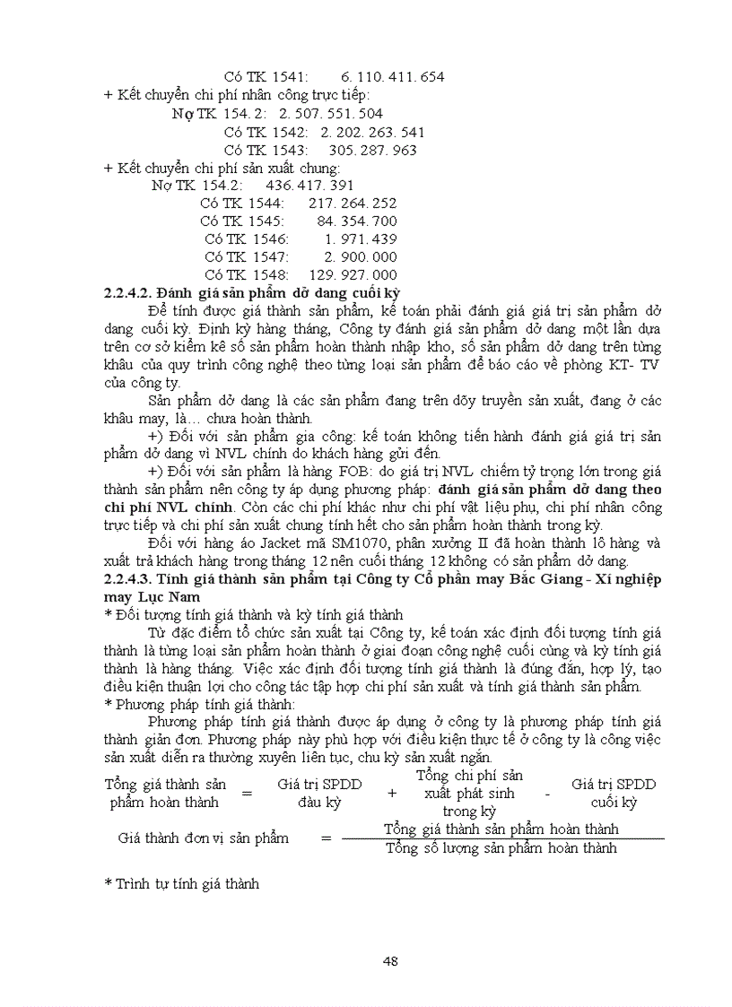 image for page Hoàn thiện cụng tỏc kế toỏn tập hợp chi phí sản xuất và tớnh giá thành sản phẩm tại Cụng ty Cổ phần may Bắc Giang - Xớ nghiệp may Lục Nam