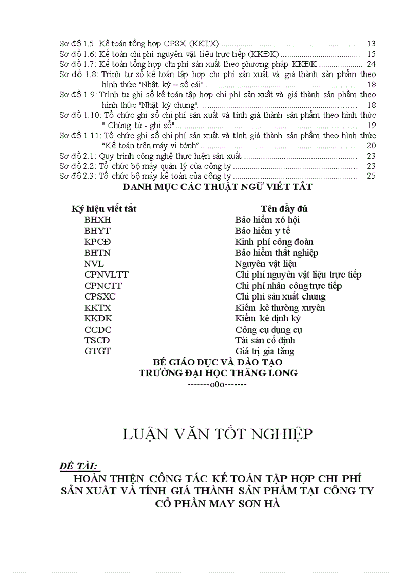 image for page Hoàn thiện cụng tỏc kế toỏn tập hợp chi phí sản xuất và tớnh giá thành sản phẩm tại Cụng ty Cổ phần may Bắc Giang - Xớ nghiệp may Lục Nam