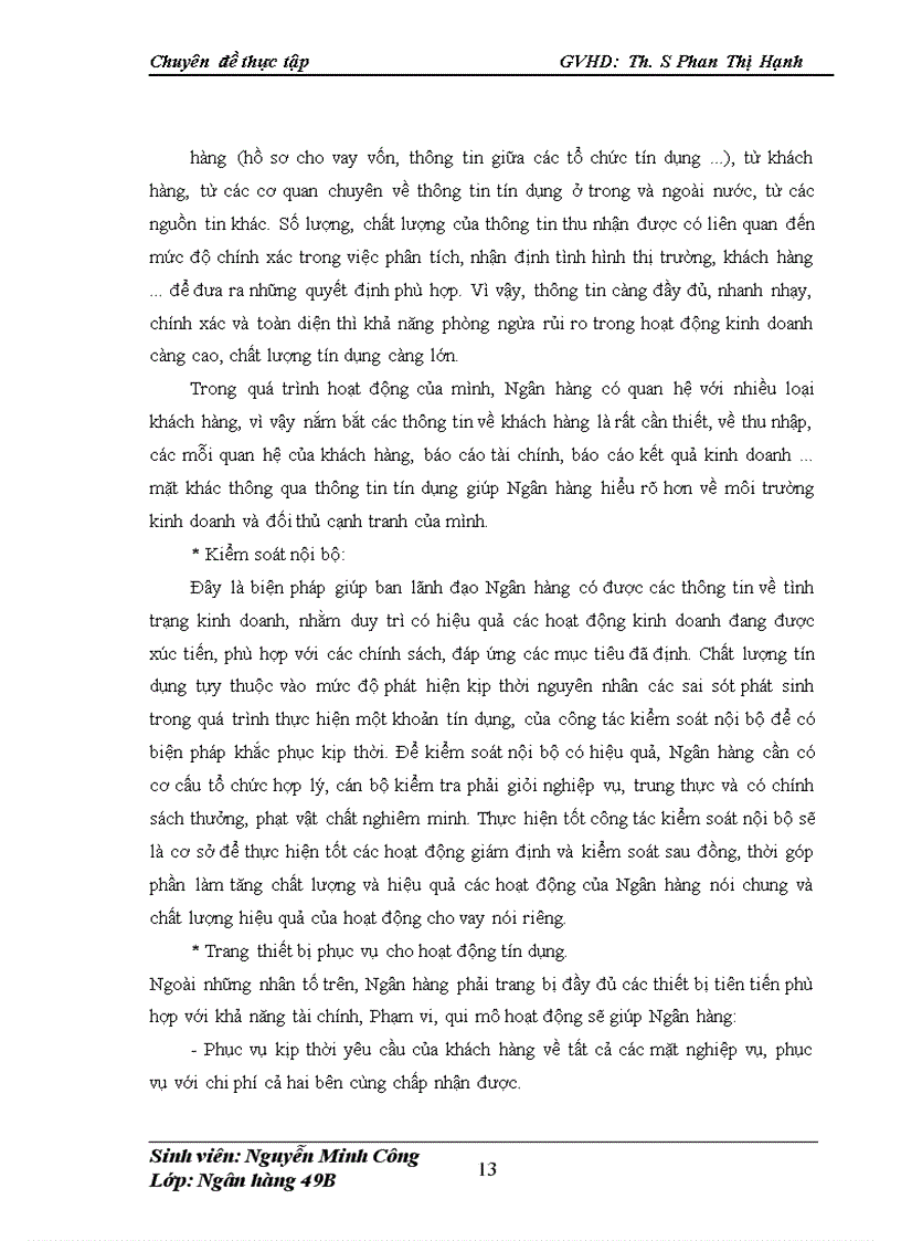 image for page Thực trạng và giải pháp nhằm nâng cao chất lượng tín dụng tại NHNo&PTNT Huyện Kim Thành Tỉnh Hải Dương