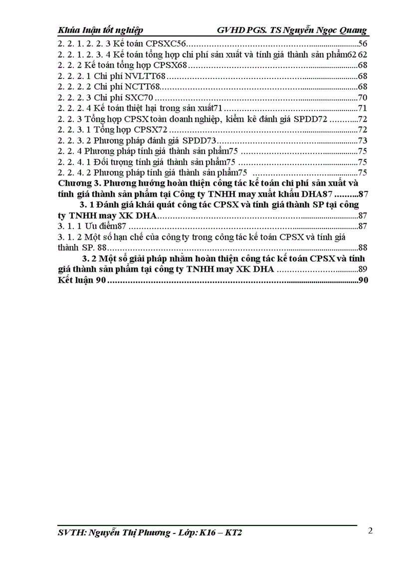image for page Hoàn thiện kế toán chi phí sản xuất và tính giá thành sản phẩm tại Công ty TNHH may xuất khẩu DHA