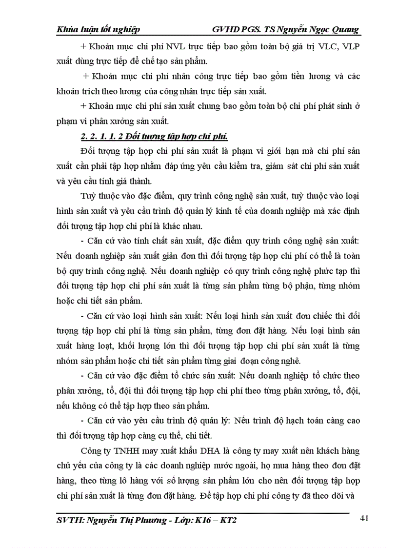 image for page Hoàn thiện kế toán chi phí sản xuất và tính giá thành sản phẩm tại Công ty TNHH may xuất khẩu DHA