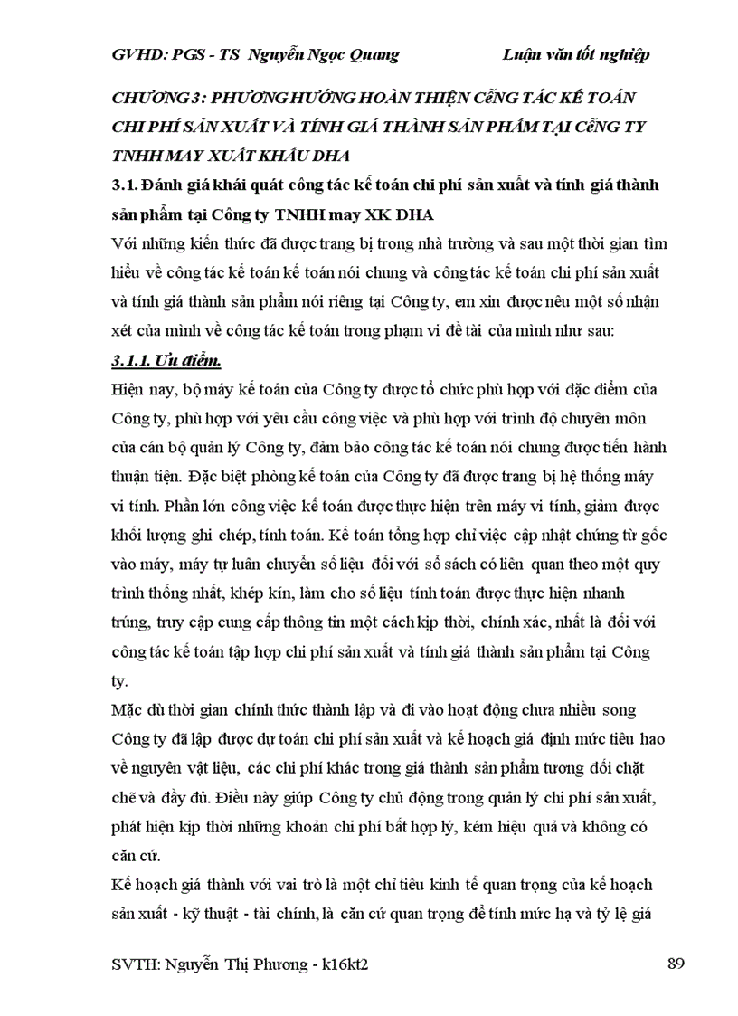 image for page Hoàn thiện kế toán chi phí sản xuất và tính giá thành sản phẩm tại Công ty TNHH may xuất khẩu DHA
