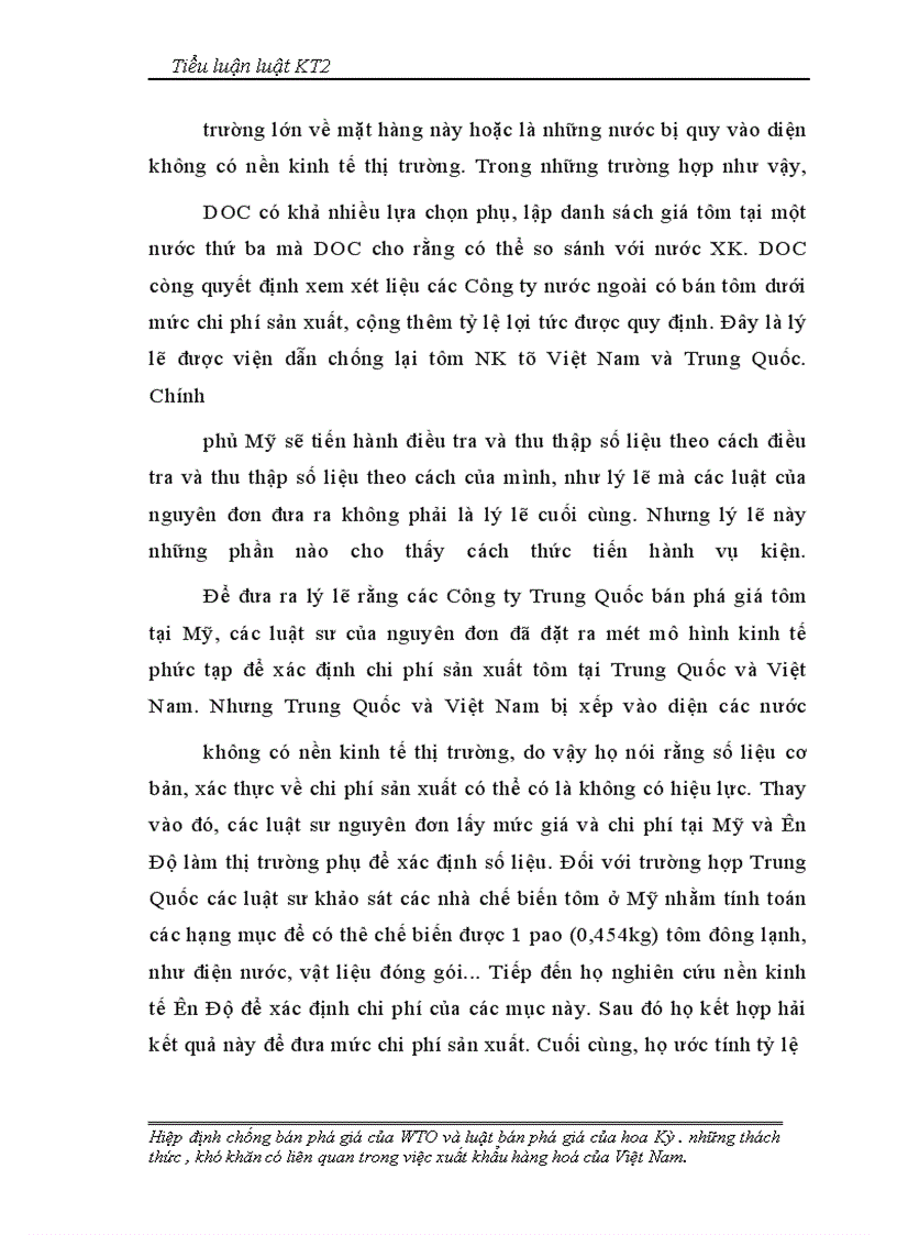 image for page Hiệp định chống bán phá giá của WTO và luật bán phá giá của hoa Kỳ . những thách thức , khó khăn có liên quan trong việc xuất khẩu hàng hoá của Việt Nam.