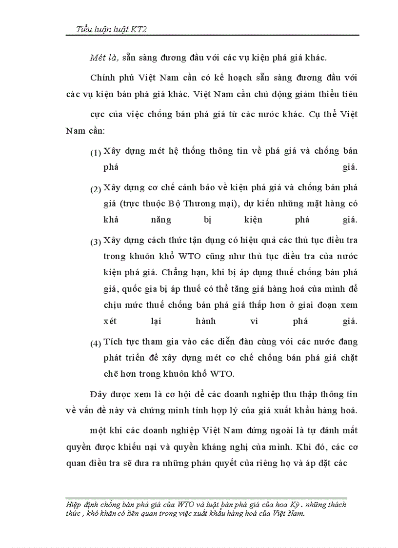 image for page Hiệp định chống bán phá giá của WTO và luật bán phá giá của hoa Kỳ . những thách thức , khó khăn có liên quan trong việc xuất khẩu hàng hoá của Việt Nam.