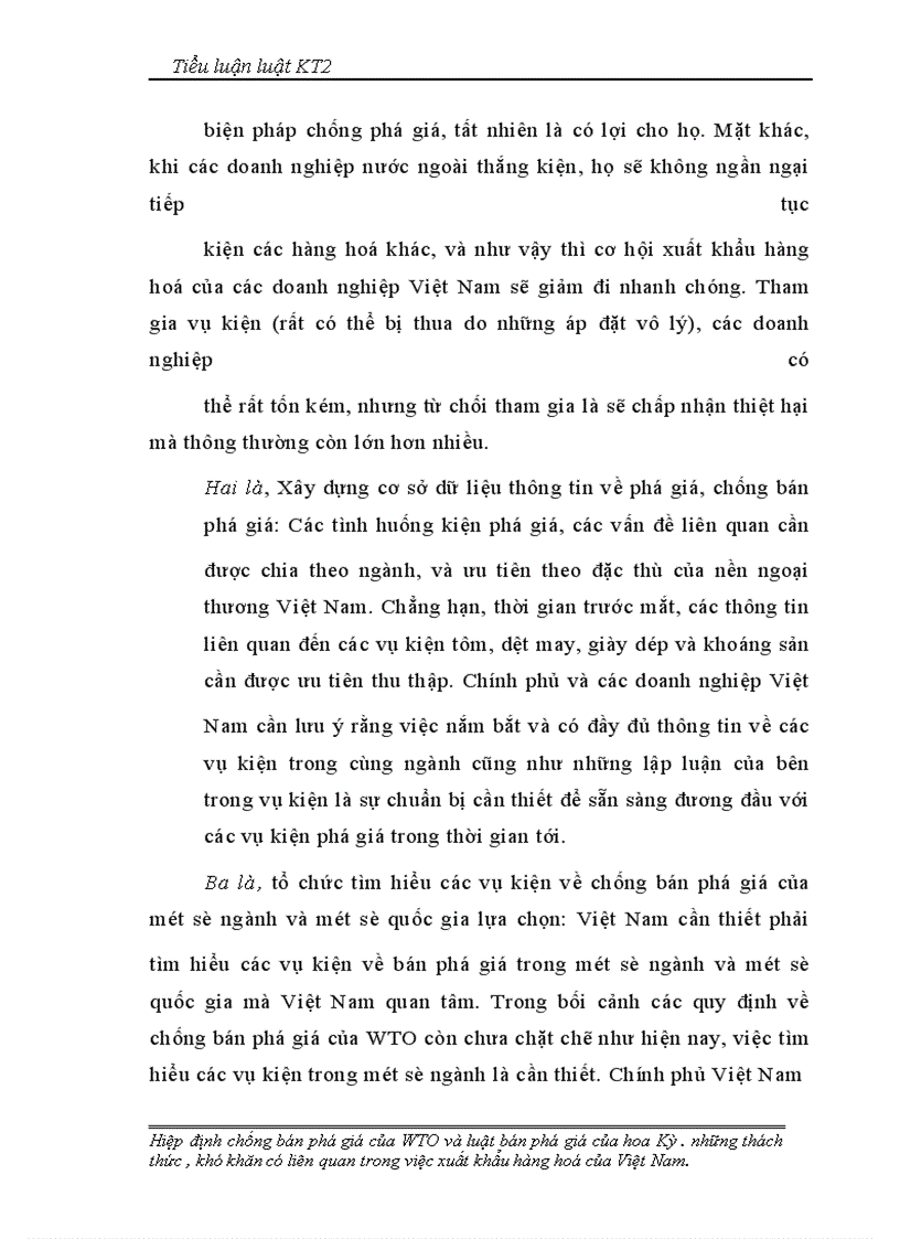 image for page Hiệp định chống bán phá giá của WTO và luật bán phá giá của hoa Kỳ . những thách thức , khó khăn có liên quan trong việc xuất khẩu hàng hoá của Việt Nam.