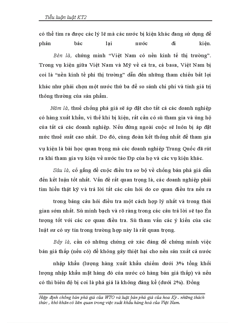 image for page Hiệp định chống bán phá giá của WTO và luật bán phá giá của hoa Kỳ . những thách thức , khó khăn có liên quan trong việc xuất khẩu hàng hoá của Việt Nam.