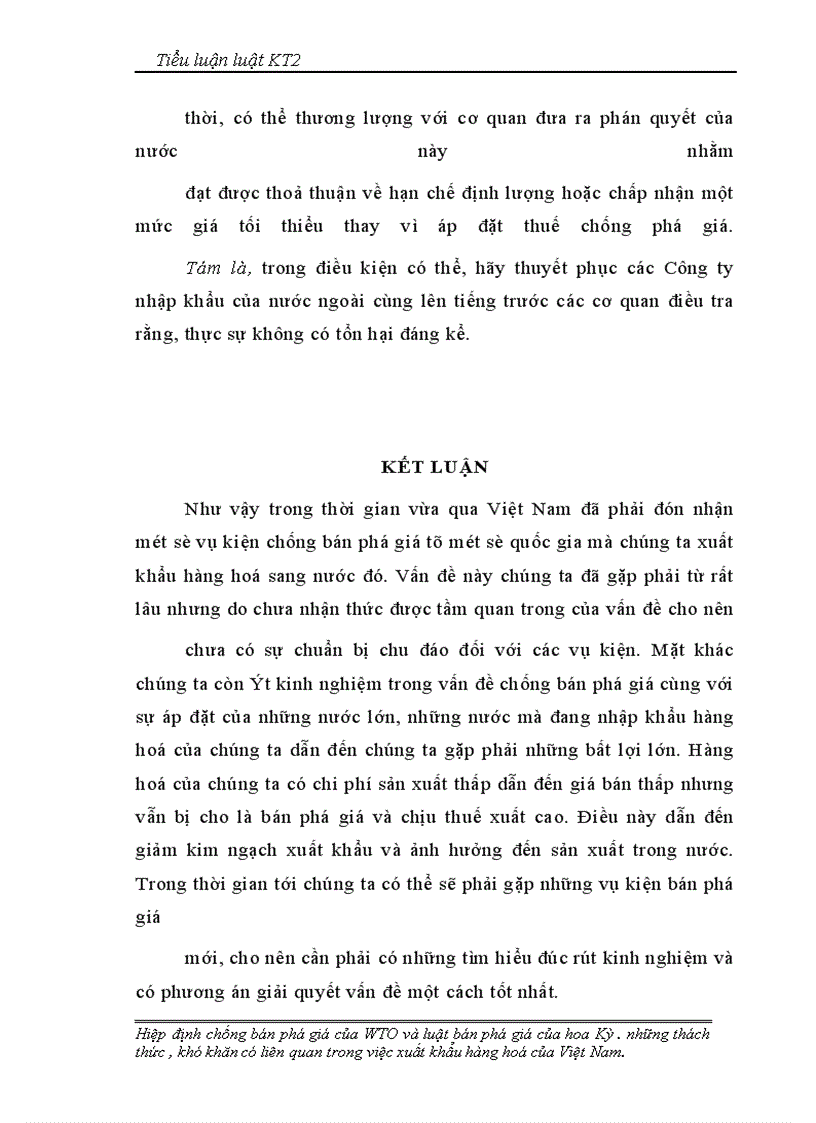 image for page Hiệp định chống bán phá giá của WTO và luật bán phá giá của hoa Kỳ . những thách thức , khó khăn có liên quan trong việc xuất khẩu hàng hoá của Việt Nam.