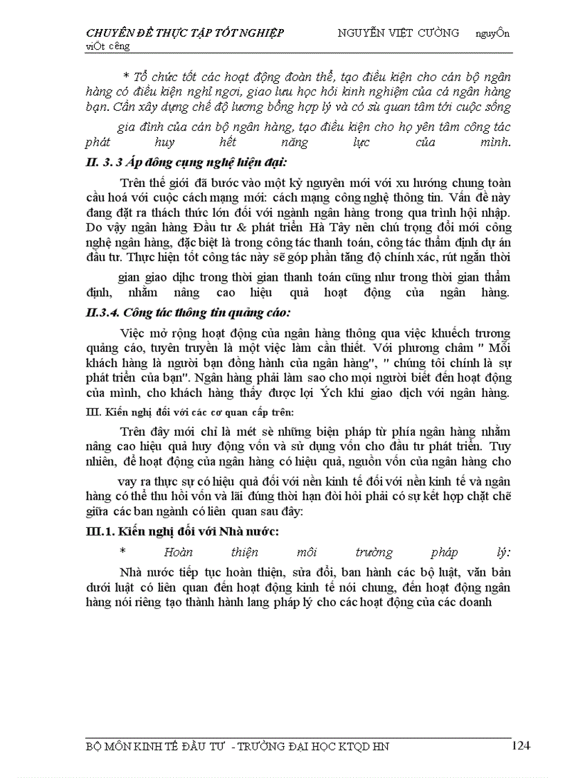image for page Một số giải pháp nhằm tăng cường khả năng huy động vốn và sử dụng vốn cho đầu tư phát triển tại ngân hàng đầu tư phát triển Hà Tây.