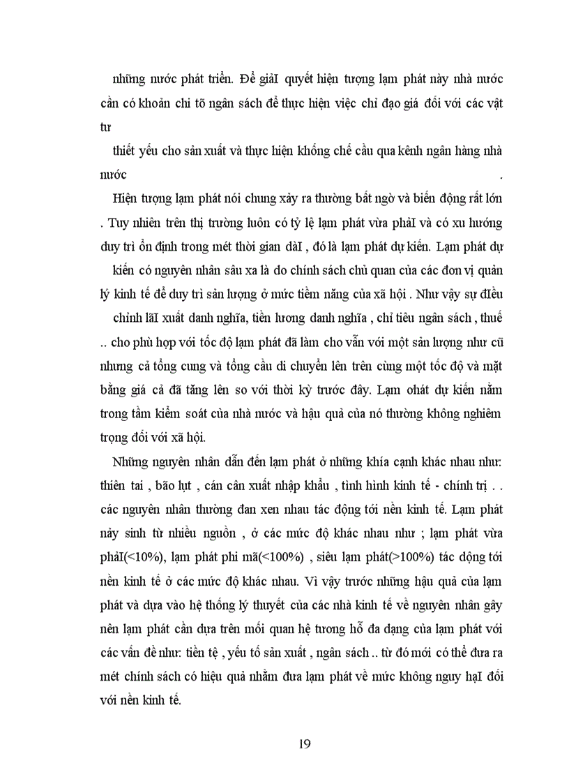 image for page Lạm phát và các biện pháp khắc phục nhằm giảm lạm phát trong thời kỳ kinh tế mở và phát triển một cách đồng bộ ở Việt Nam.