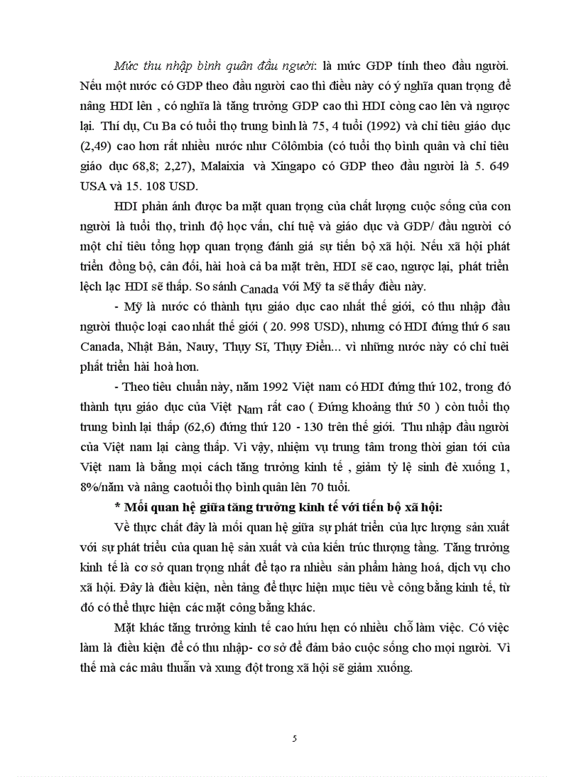 image for page Mối quanhệ giữa sự tăng trưởng kinh tế với tiến bộ xã hội